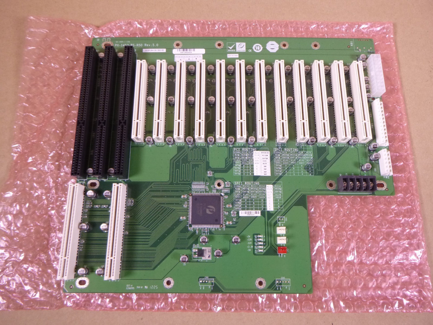 PX-14S3-RS-R50, 14 slot backplane W/ 12 PCI slots IEI Technology | Electrical MRO Replacement Parts &amp; Components and Commercial Electrical Supplies Company