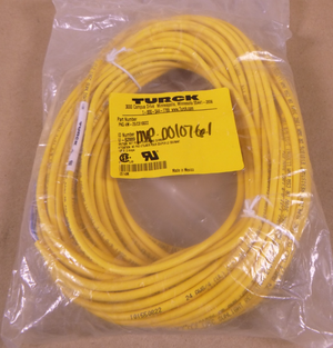 PKG 4M-25/CS10022 Turck Cable Cordset, 125V, 4A, 4 Pin, 25M, U-52889