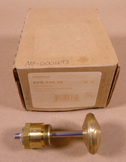Invensys RYB-731-10 Valve Repair Kit 1-1/2" VB-7312, VB-7313, VB-7314, VB-7315 | Industrial MRO Replacement Parts, Manufacturing Machine Parts &amp; Components, Heavy Equipment Parts Supplier
