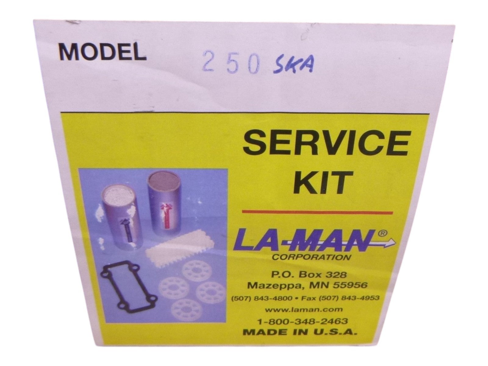 LA MAN 250SKA EXTRACTOR DRYER SERVICE KIT, MADE IN THE USA *NO GASKET*