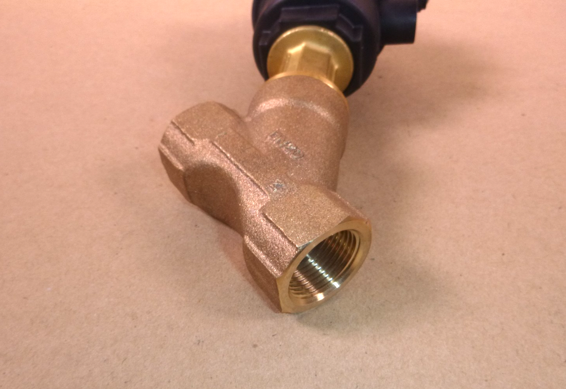 J9SPG1605 Omal ZEUS Pneumatic Brass Angle Piston Valve 3/4" NPT Conn 10 bar | Industrial MRO Replacement Parts, Manufacturing Machine Parts &amp; Components, Heavy Equipment Parts Supplier