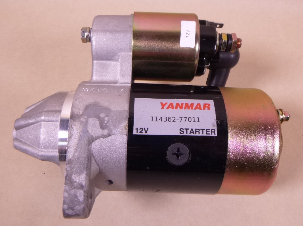 OEM Genuine Yanmar 114362-77011 12V Starter GA220 GA330 GA340 L35 L40 L48 L60 | Replacement Truck Parts, Trailer Accessories, Automobile Supplies, Car Parts &amp; Accessories