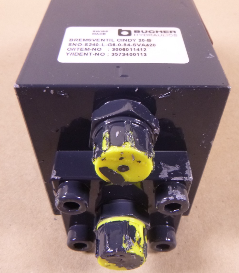 Bucher CINDY 20-B Leak-Free Load-Control Balance Motor Control Valve , Size 20 | Industrial MRO Replacement Parts, Manufacturing Machine Parts &amp; Components, Heavy Equipment Parts Supplier