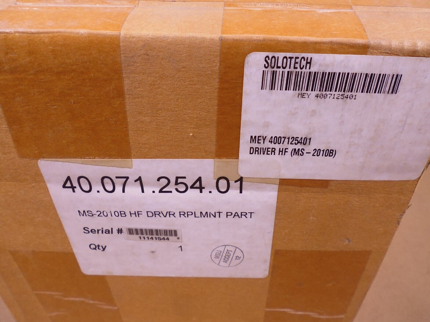 Meyer Sound MS-2010B High-Frequency Driver For SB-1 Beam , 40.071.254.01 | Electrical MRO Replacement Parts &amp; Components and Commercial Electrical Supplies Company