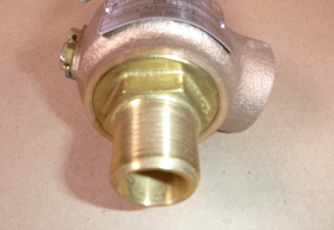 Relief Valve ASME Section VIII Steam, Bronze Trim 3/4" MNPT To 1" FMPT 50 Psi | Industrial MRO Replacement Parts, Manufacturing Machine Parts & Components, Heavy Equipment Parts Supplier
