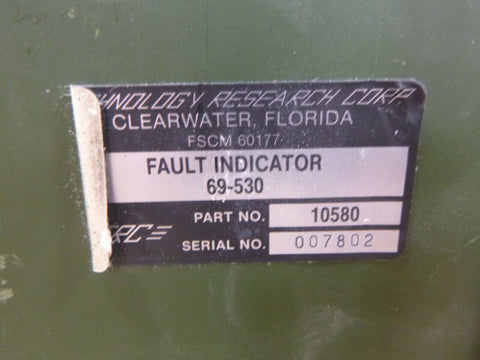 MEP 004A 006A 009A 103A 105A 113A  FAULT LOCATING INDICATOR , 6625-00-003-0976