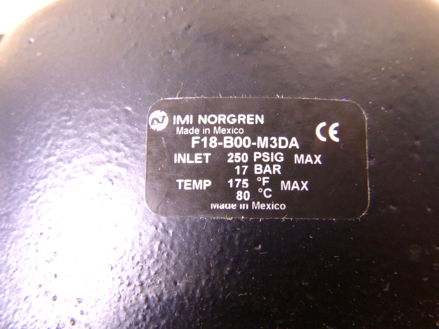 New Norgren F18-B00-M3DA Comprssed Air Water Removal Filter 1-1/2" PTF Ports | Industrial MRO Replacement Parts, Manufacturing Machine Parts &amp; Components, Heavy Equipment Parts Supplier