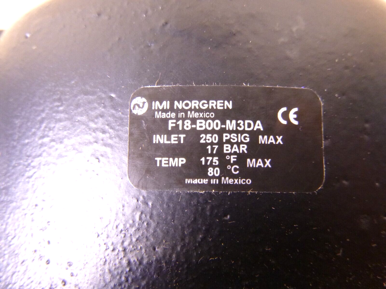 New Norgren F18-B00-M3DA Comprssed Air Water Removal Filter 1-1/2" PTF Ports | Industrial MRO Replacement Parts, Manufacturing Machine Parts &amp; Components, Heavy Equipment Parts Supplier