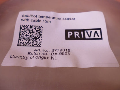 Priva 3779015 Soil/Pot Temperature Sensor With Cable 15M | Industrial MRO Replacement Parts, Manufacturing Machine Parts &amp; Components, Heavy Equipment Parts Supplier