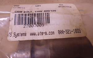 ATS Systems THW 400/120 400-120 Cam Bolt