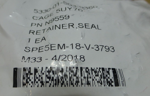 (5x) Niehoff N9559 Seal Retainer FMTV Maxxpro Mrap 8KP214 , 5330-01-503-9386