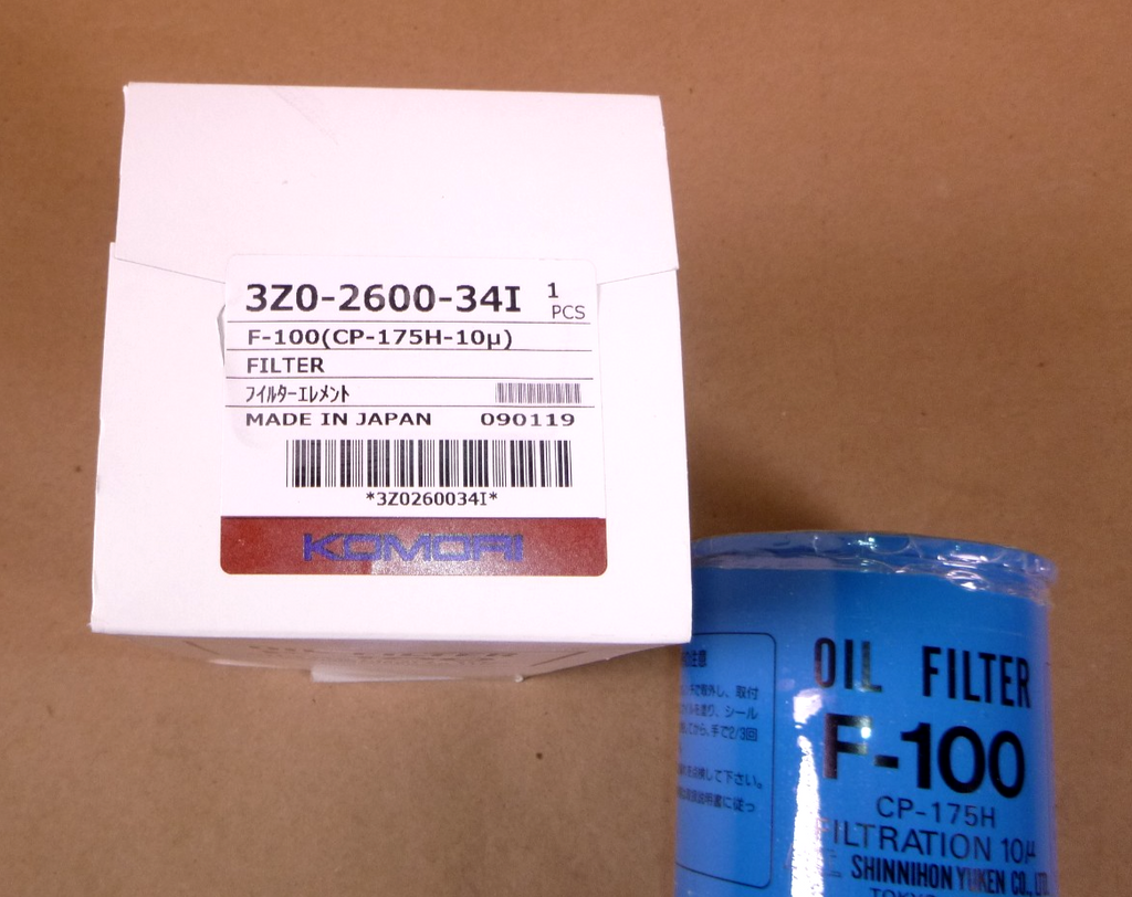Genuine OEM Komori Press Oil Filter 3Z0-2600-34I | Replacement Truck Parts, Trailer Accessories, Automobile Supplies, Car Parts & Accessories