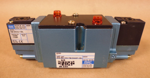 MAC, 82A-BC-000-TM-DAAP-1DL Solenoid Valve, w/ TM-DAAJ-1DL