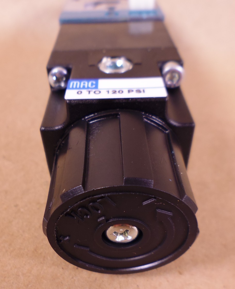 NEW Mac PR82A-GACA Sandwich Pressure Regulator With Manual Adjustment Knob PR82A | Electrical MRO Replacement Parts &amp; Components and Commercial Electrical Supplies Company