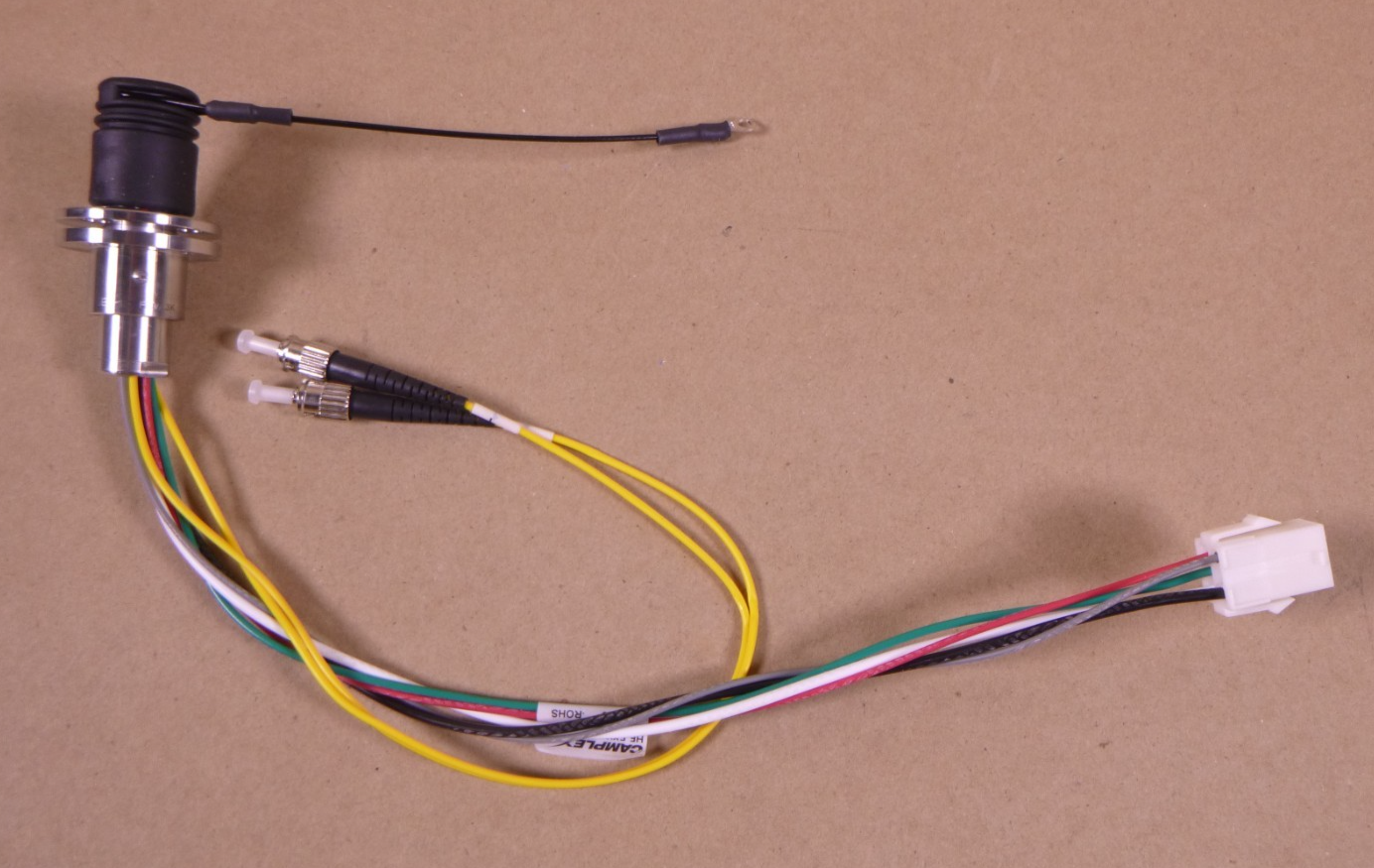 HF-FXWBP3ST 12" Camplex LEMO FXW To Dual ST &amp; 6-Pin Power Fiber Breakout Cable | Electrical MRO Replacement Parts &amp; Components and Commercial Electrical Supplies Company