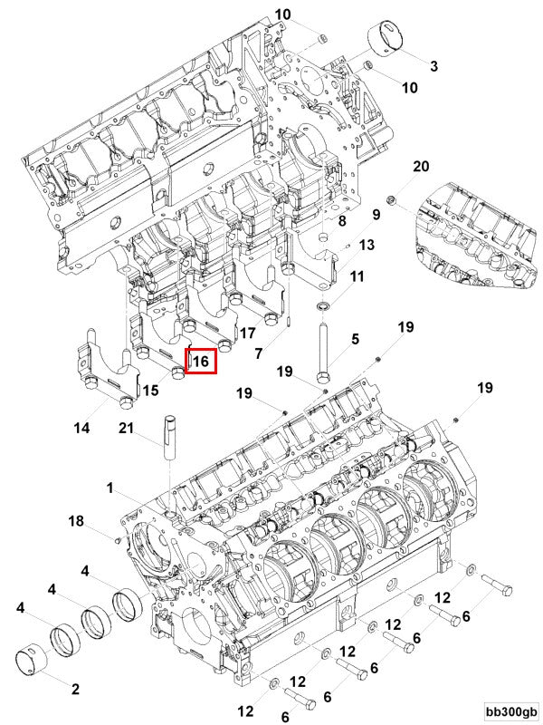 OEM Cummins 3049138 Main Bearing Cap V903 VTA903 Genuine | Replacement Truck Parts, Trailer Accessories, Automobile Supplies, Car Parts & Accessories