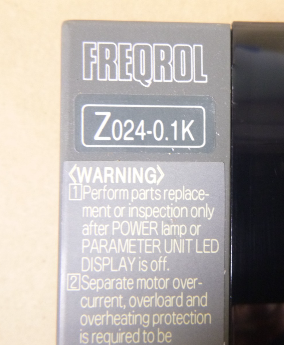 1/8HP 230V Freqrol Mitsubishi VFD, Inverter, AC Drive FR-Z024-0.1K-UL | Electrical MRO Replacement Parts &amp; Components and Commercial Electrical Supplies Company