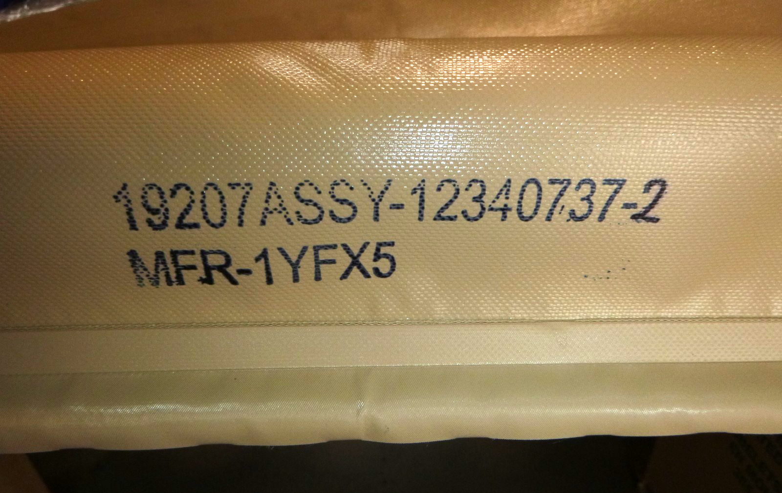 USGI M998 Humvee Two Man Soft Top Tan Rear Curtain 12340737-2, 2540-01-330-6171