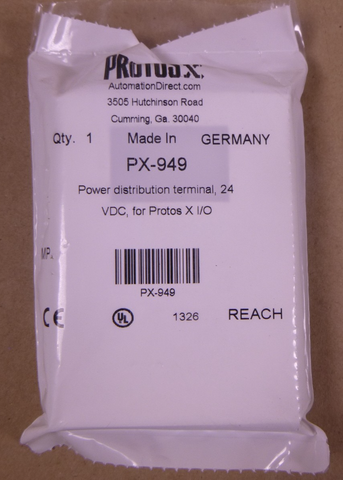 Automation Direct PX-949 Protos X Power Distribution Terminal 24VDC | Electrical MRO Replacement Parts & Components and Commercial Electrical Supplies Company