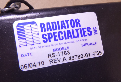 MEP-802A 803A Radiator 88-20093, PB5002, DR2682, RS-1763, 2930-01-367-0228 | Genuine MEP Generator Replacement Parts and Military Surplus Generator Parts