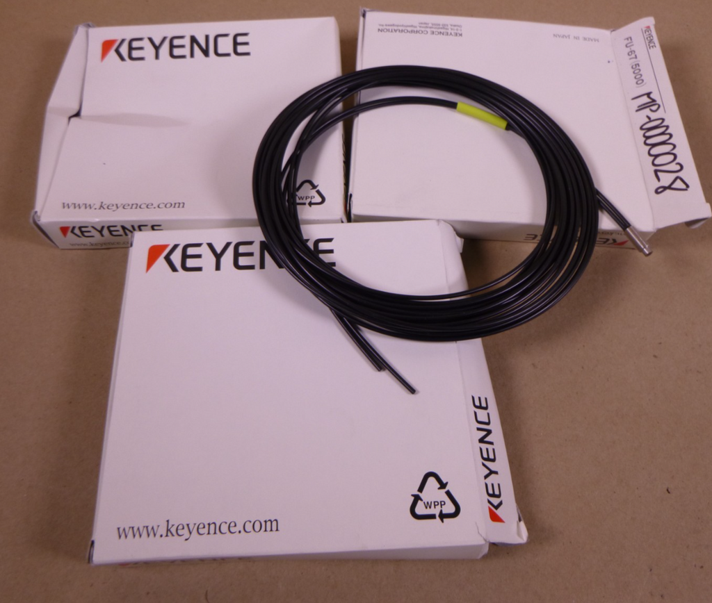 OEM Keyence FU-67 (5000) Fiber Optic Sensor Genuine (Lot Of 3) | Electrical MRO Replacement Parts & Components and Commercial Electrical Supplies Company