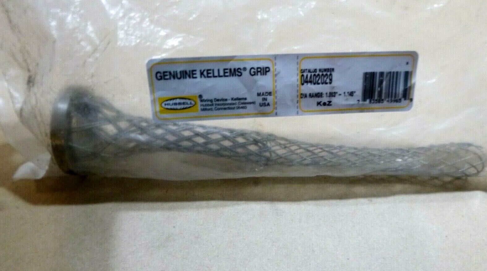 Hubbell Kellems Cable Grip 04402029, Grip 1.003-1.145" Diameter Range | Electrical MRO Replacement Parts &amp; Components and Commercial Electrical Supplies Company