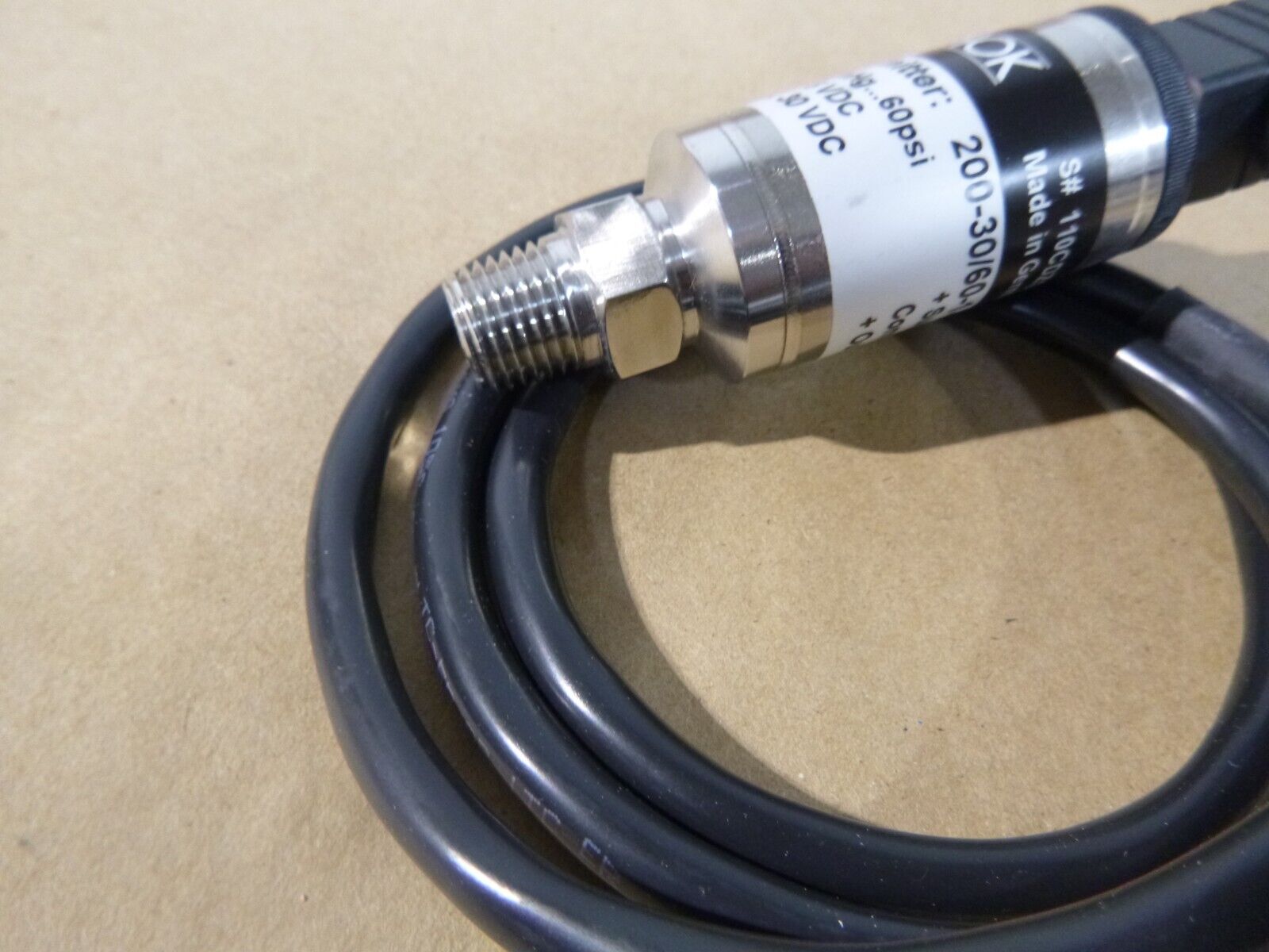 Noshok Pressure Transmitter 200-30/60-1-2-2-1, -30 INHG TO 60 PSIG, 0-5VDC Out | Electrical MRO Replacement Parts &amp; Components and Commercial Electrical Supplies Company