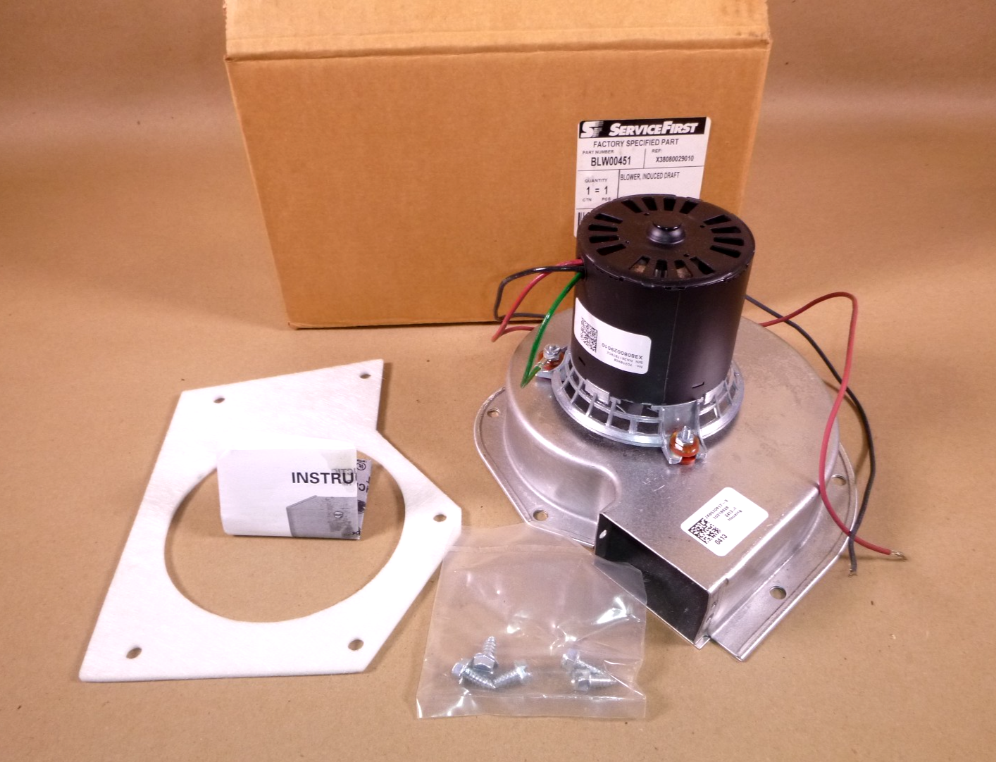 BLW00451 OEM Trane/Service First Combustion Blower Draft Inducer 208-230V 1/35Hp | Industrial Electric Motors, Pumps &amp; Parts