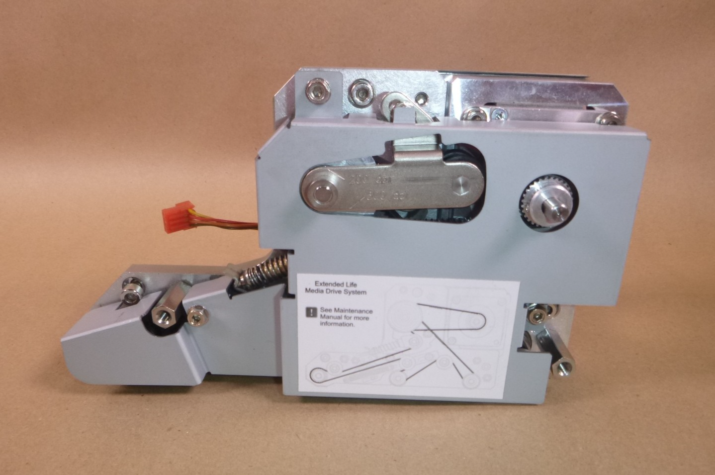ZEBRA  Media Drive System P1049494 For Zebra ZE500 W/ Stepper Motor STP-58D3030