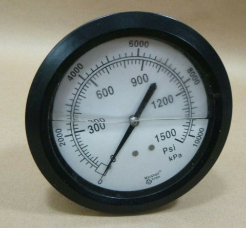 MARSHALLTOWN G19176 4.5" HEAVY DUTY PRESSURE GAUGE 1500PSI 10000KPA 1/2" NPT USA