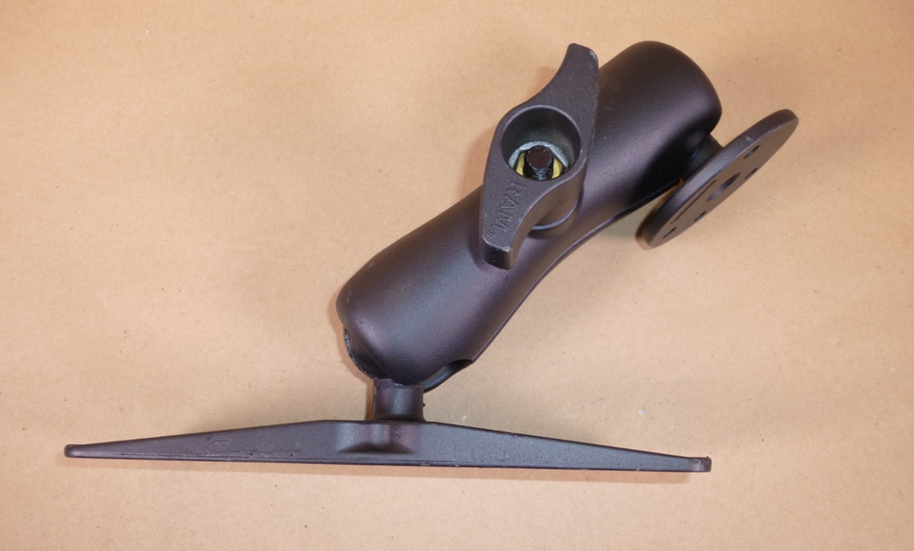 RAM-D-111U Medium Arm Electronic Mount 2.25" Ball W/ Rectangle & Round Plates | Industrial MRO Replacement Parts, Manufacturing Machine Parts & Components, Heavy Equipment Parts Supplier