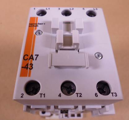 SPRECHER+SCHUH CA7-43E-10-24E 24VDC 85A Contactor Relay | Electrical MRO Replacement Parts &amp; Components and Commercial Electrical Supplies Company