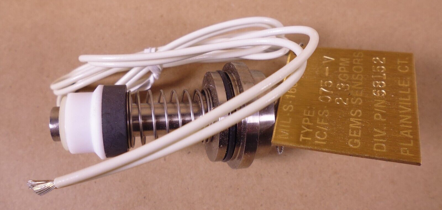 Gems Sensors 68152 Valve Bonnet FS-200 FS-400 Series Shuttle-Type Flow Switch | Industrial MRO Replacement Parts, Manufacturing Machine Parts &amp; Components, Heavy Equipment Parts Supplier