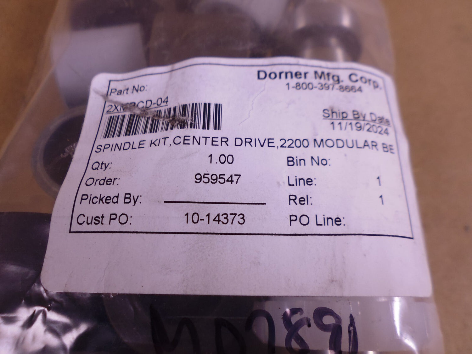 Dorner 2200 Modular Belt Conveyer Center Drive Spindle Kit , 2XMBCD-04 | Industrial MRO Replacement Parts, Manufacturing Machine Parts &amp; Components, Heavy Equipment Parts Supplier