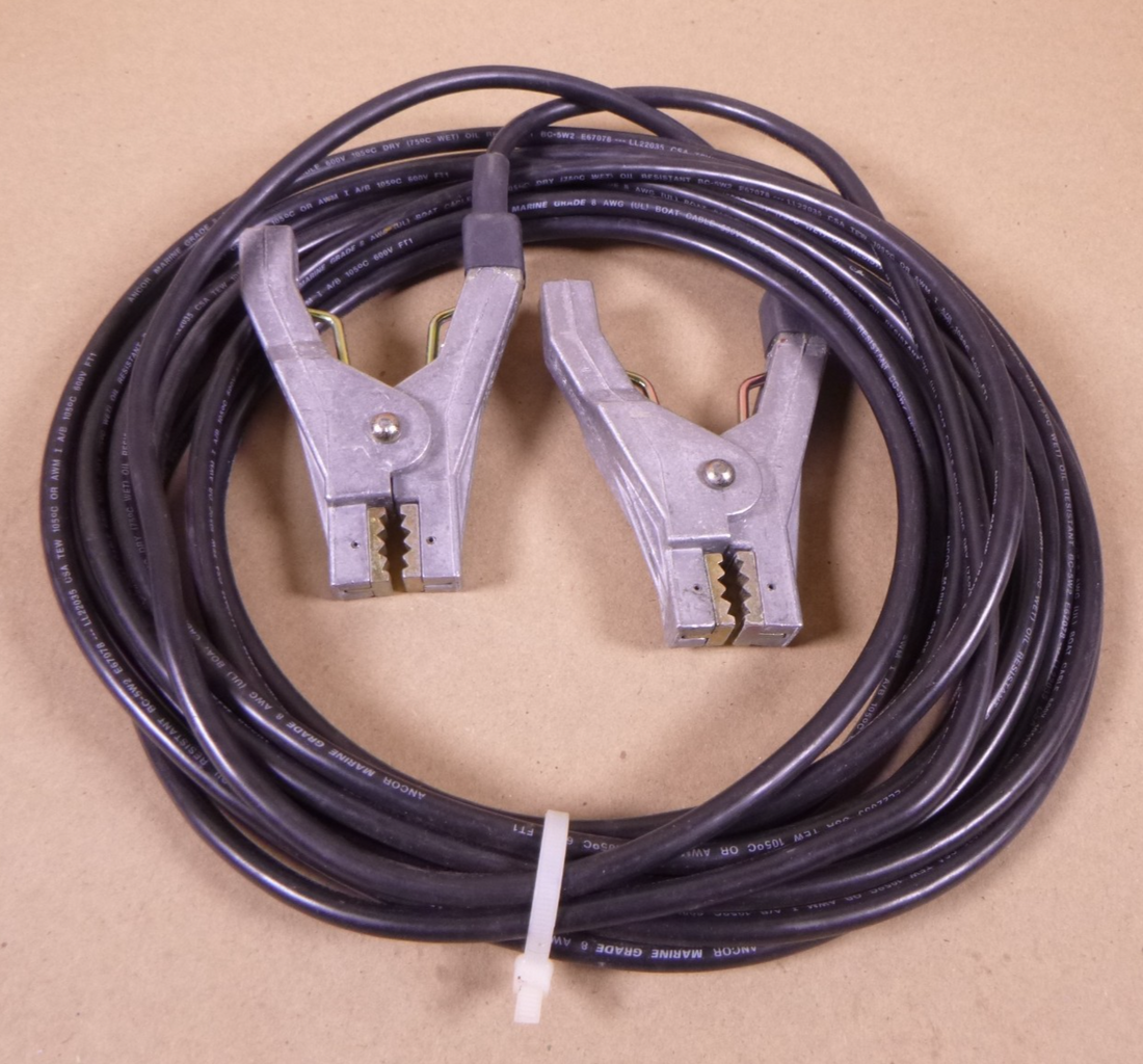 M83413/7-1 Ground Clamp w/ ANCOR Marine Grade 8 AWG (UL) Boat Cable 600V BC-5W2 | Electrical MRO Replacement Parts &amp; Components and Commercial Electrical Supplies Company