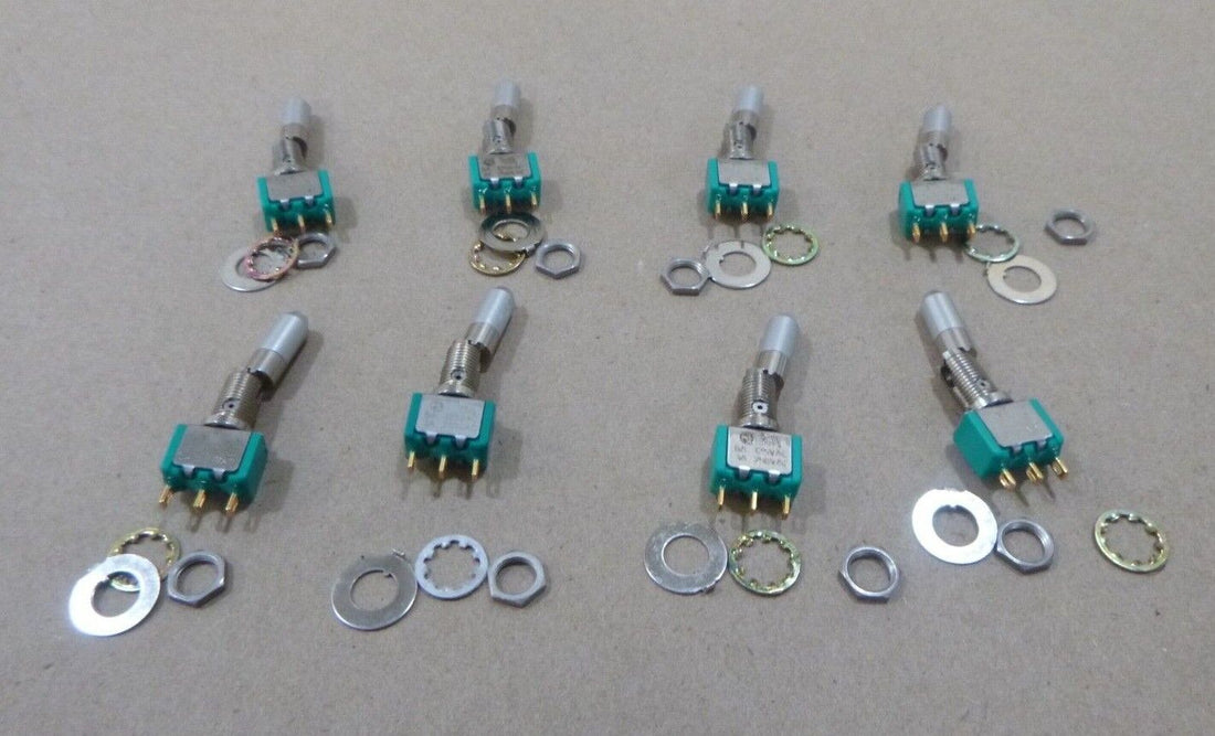 (8 PACK) ELECTRO A126K12KZG-M8 TOGGLE SWITCH 3A 250VAC 8A 125VAC M83731/11-761 | Electrical MRO Replacement Parts &amp; Components and Commercial Electrical Supplies Company