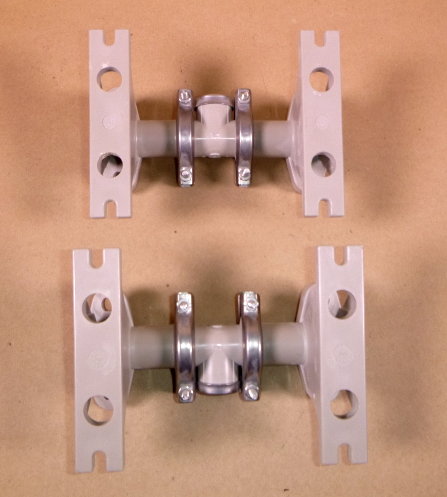 ARO Diaphragm Pump Assorted Polypropylene 1/2" Outlet Manifolds (Lot of 4) | Industrial Electric Motors, Pumps & Parts