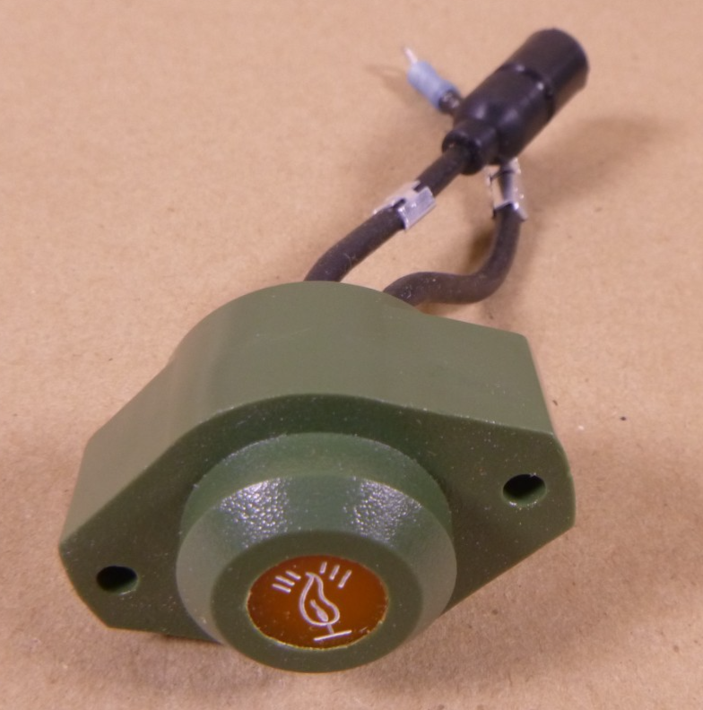 Flame Heater Warning Indicator Light HMMWV M996 M997 12341838 , 6220-01-269-7067 | Genuine HMMWV Replacement Parts and Military Surplus Humvee Parts &amp; Accessories