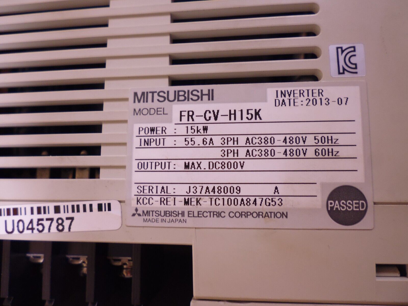 FR-CV-H15K Mitsubishi Inverter 480V Freqrol CV 15KW 20HP | Electrical MRO Replacement Parts &amp; Components and Commercial Electrical Supplies Company