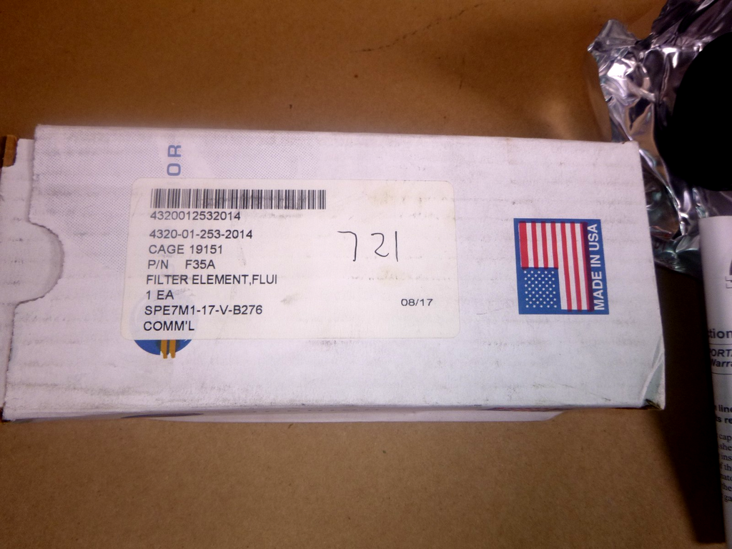 Superior HVACR Products - F35A Filter Element | Industrial MRO Replacement Parts, Manufacturing Machine Parts & Components, Heavy Equipment Parts Supplier