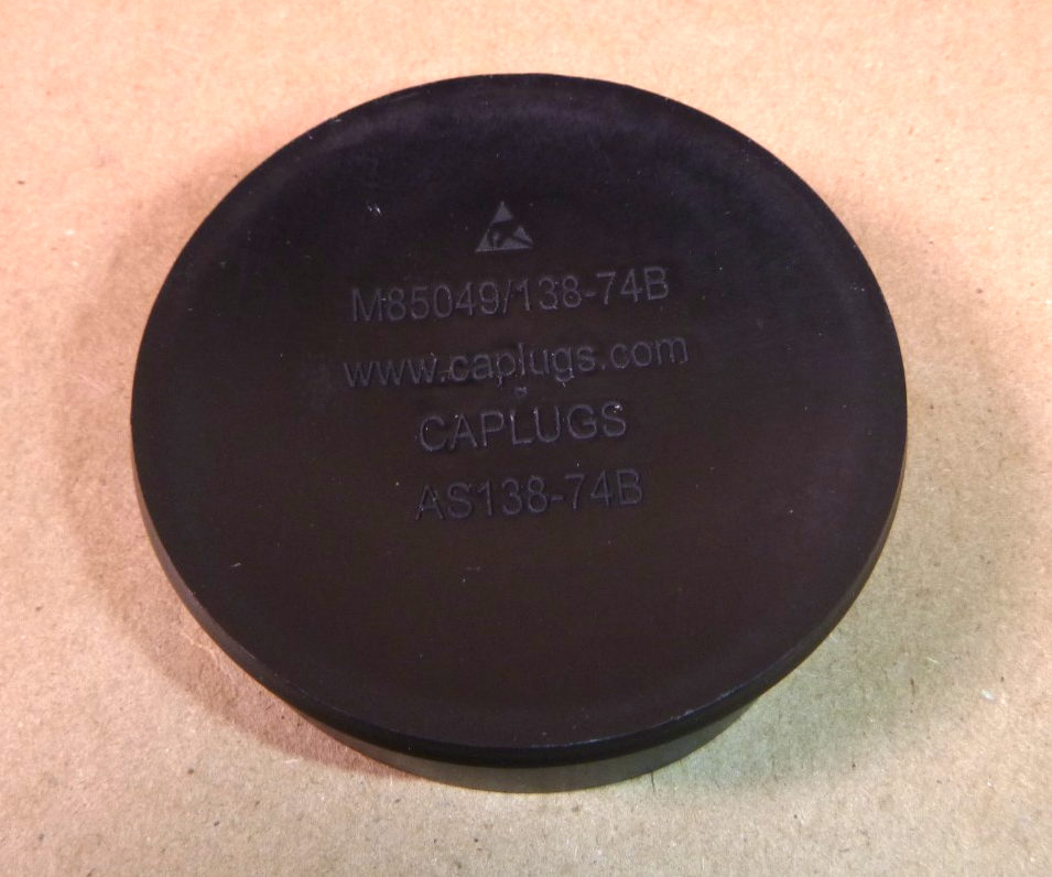M85049/138-74B Circular Mil Electrical Connector Dust Caps AS138-74B (100 Pcs) | Industrial MRO Replacement Parts, Manufacturing Machine Parts & Components, Heavy Equipment Parts Supplier