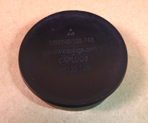 M85049/138-74B Circular Mil Electrical Connector Dust Caps AS138-74B (100 Pcs) | Industrial MRO Replacement Parts, Manufacturing Machine Parts & Components, Heavy Equipment Parts Supplier