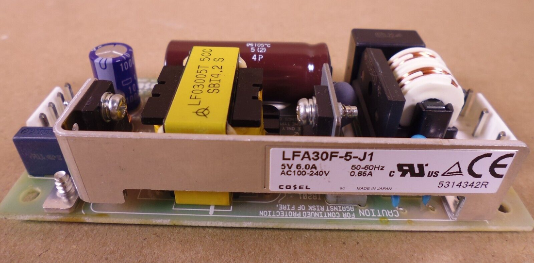 Cosel LFA30F-5-J1 LFA30F Switching Power Supply Board 5V 6.0A | Electrical MRO Replacement Parts &amp; Components and Commercial Electrical Supplies Company