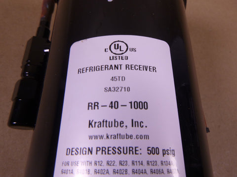 RR-40-1000 Emerson Copeland Refrigerant Receiver 577-0431-03 , 45TD, SA32710
