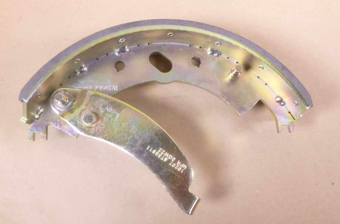 USGI M105A3 Cargo Trailer Brake Shoe 7064978 &amp; (LH) Brake Lever 8733911 | Replacement Truck Parts, Trailer Accessories, Automobile Supplies, Car Parts &amp; Accessories