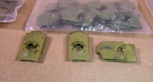 USGI M998 Humvee Sheet Spring Nut 1/4-20, C7740-1420, 5310-01-253-6439 (119 Pcs) | Genuine HMMWV Replacement Parts and Military Surplus Humvee Parts & Accessories