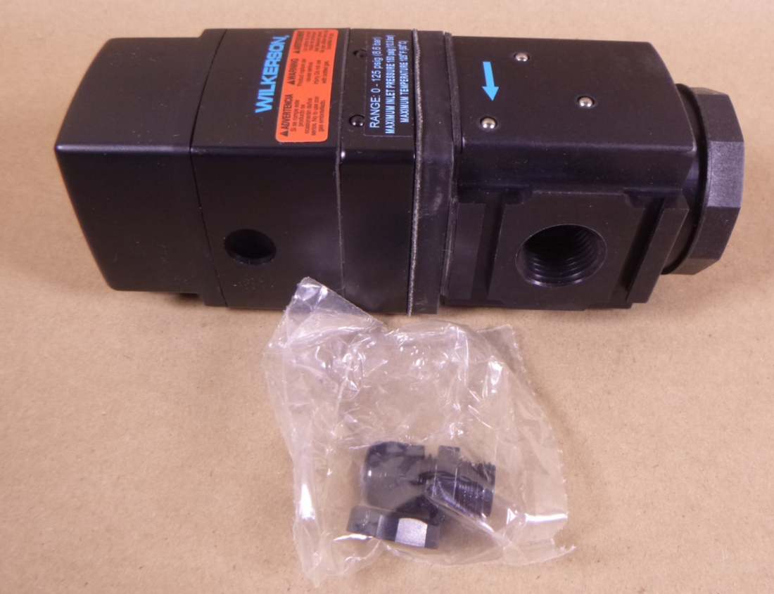 ER1-04-P000 Wilkerson Electronic Regulator ER1 , 0-125PSI, 0-10V, 1/2" Port | Industrial MRO Replacement Parts, Manufacturing Machine Parts &amp; Components, Heavy Equipment Parts Supplier