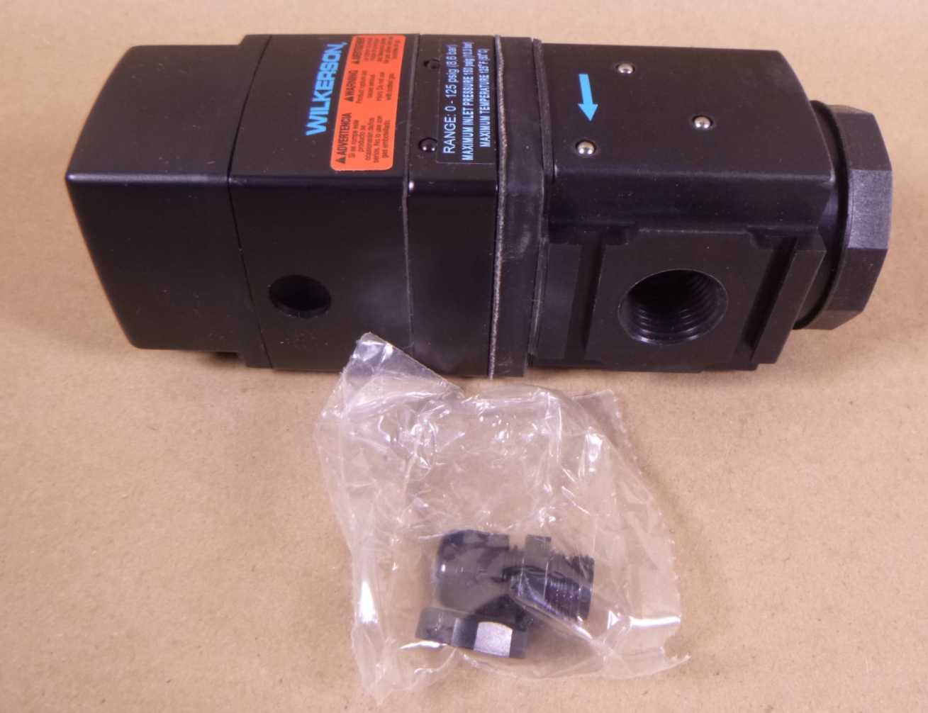 ER1-04-P000 Wilkerson Electronic Regulator ER1 , 0-125PSI, 0-10V, 1/2" Port | Industrial MRO Replacement Parts, Manufacturing Machine Parts &amp; Components, Heavy Equipment Parts Supplier