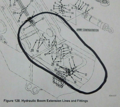 KALMAR RT240 Hydraulic Boom Extension Hose A36353.0300, 4720-01-479-3126 | Industrial Tractor Parts Supplier and Surplus Tractor Parts &amp; Accessories