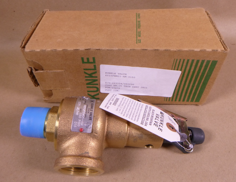 Kunkle 6010FEM01-AM 1” Bronze Safety Pressure Relief Valve 50PSI | Industrial MRO Replacement Parts, Manufacturing Machine Parts & Components, Heavy Equipment Parts Supplier